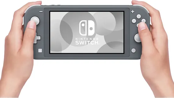 Игровая приставка Nintendo Switch Lite 32GB Серый (Новый) + Чип + 128GB
