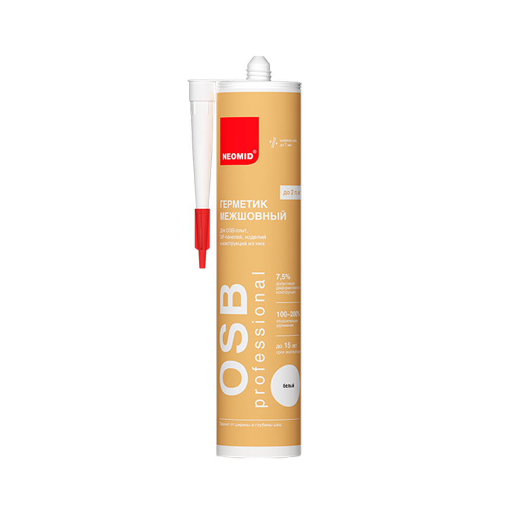 Герметик строительный для OSB-плит и деревянных поверхностей (310 мл.) картридж (БЕЖЕВЫЙ)