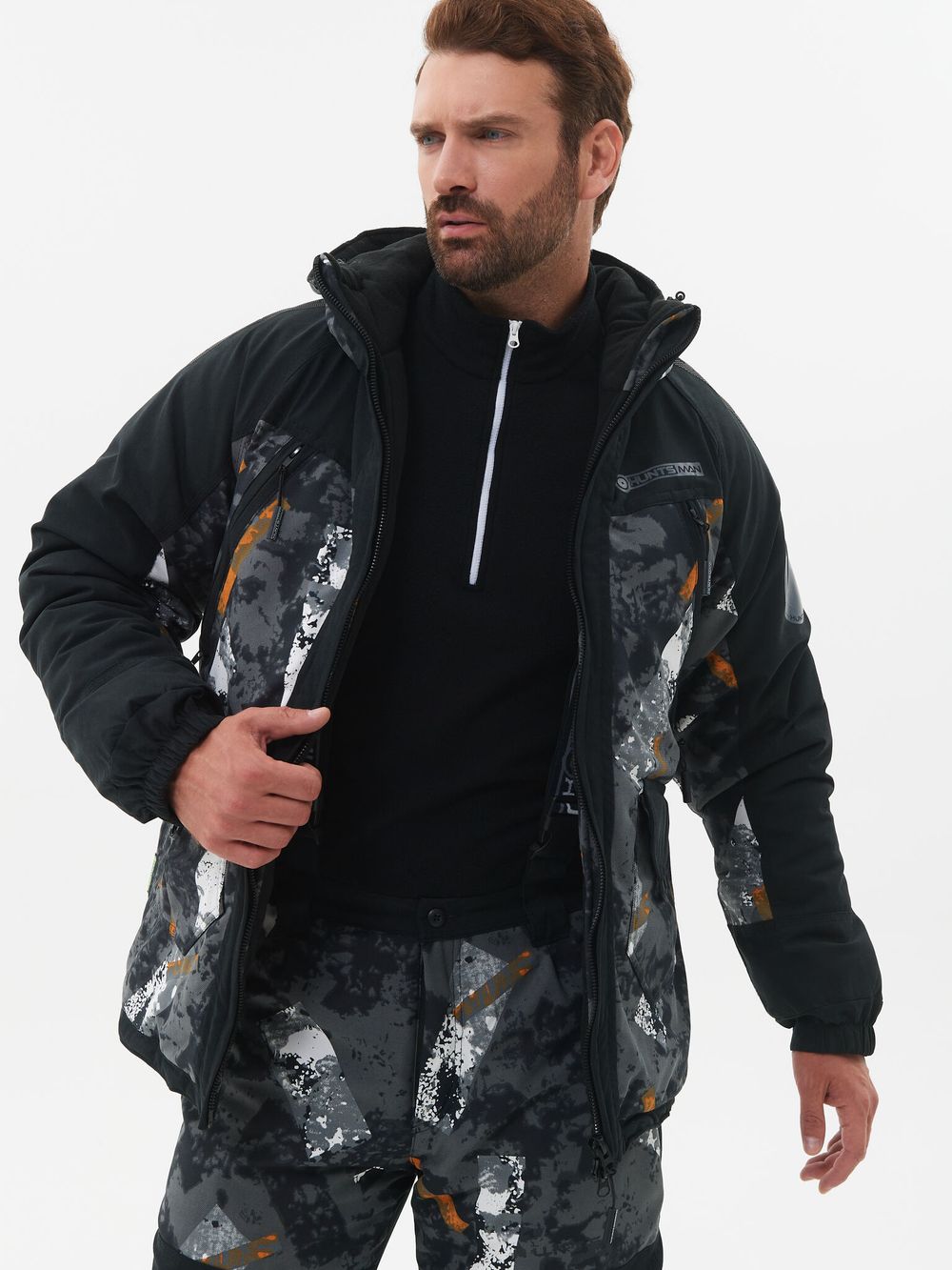 Костюм зимний Горка-Люкс ткань Исландия цвет КМФ (192)