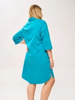 Платье-рубашка с карманами