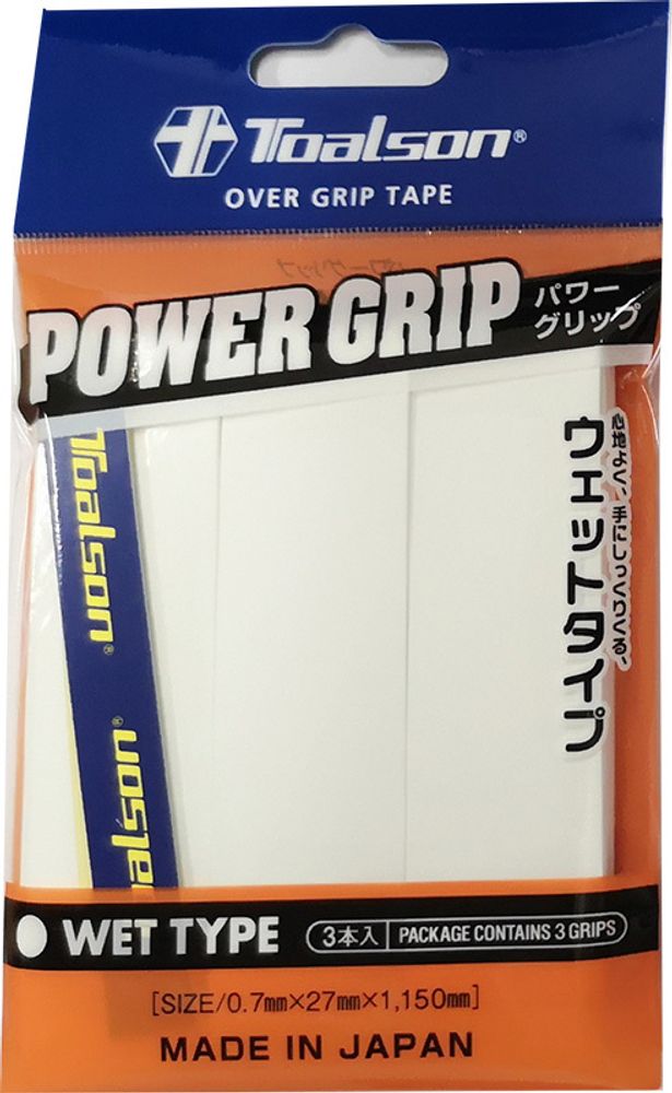 Теннисные намотки Toalson Power Grip 3P - white