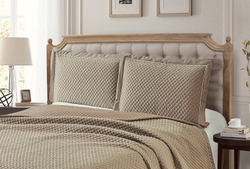 Покрывало 230x250 и 2 наволочки 50х70 Sofi De MarkO Молли кофейное