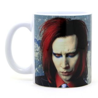 Кружка Marilyn Manson лого/портрет (258)