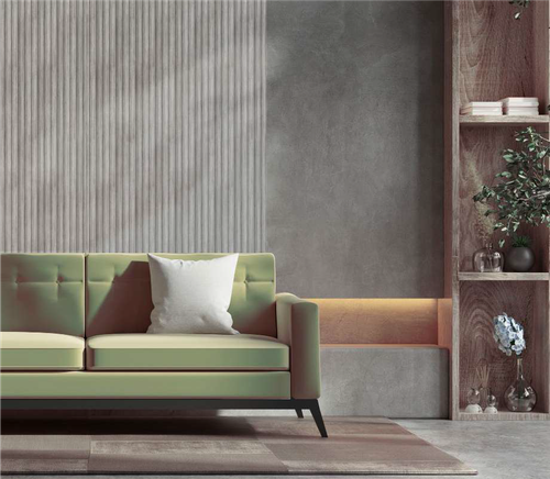 Реечная ламинированная панель ПВХ LEGNO Санторини серый 2900 мм