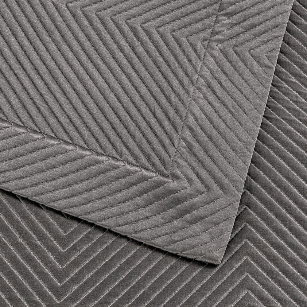 Покрывало Frette Luxury Herringbone Slate Grey (270 x 260 см)