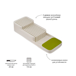 Органайзер для ножей drawerstore компактный белый