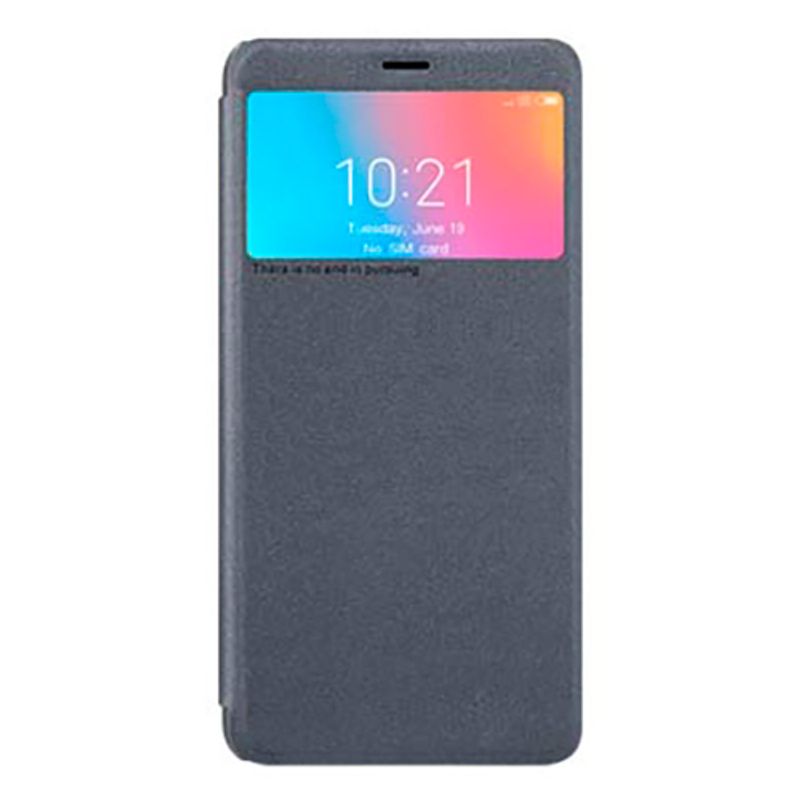 Чехол-книжка Nillkin для Xiaomi Redmi 6A (Кожаный) Silver