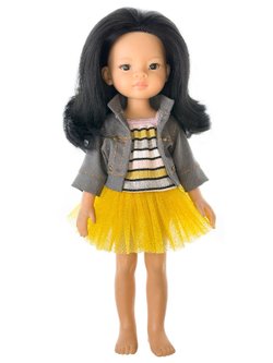 Куртка, топ и юбка для кукол Paola Reina 32 см (1016)