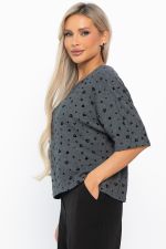 Джемпер трикотажный Лесси (серый) Б14763-10М LT Collection