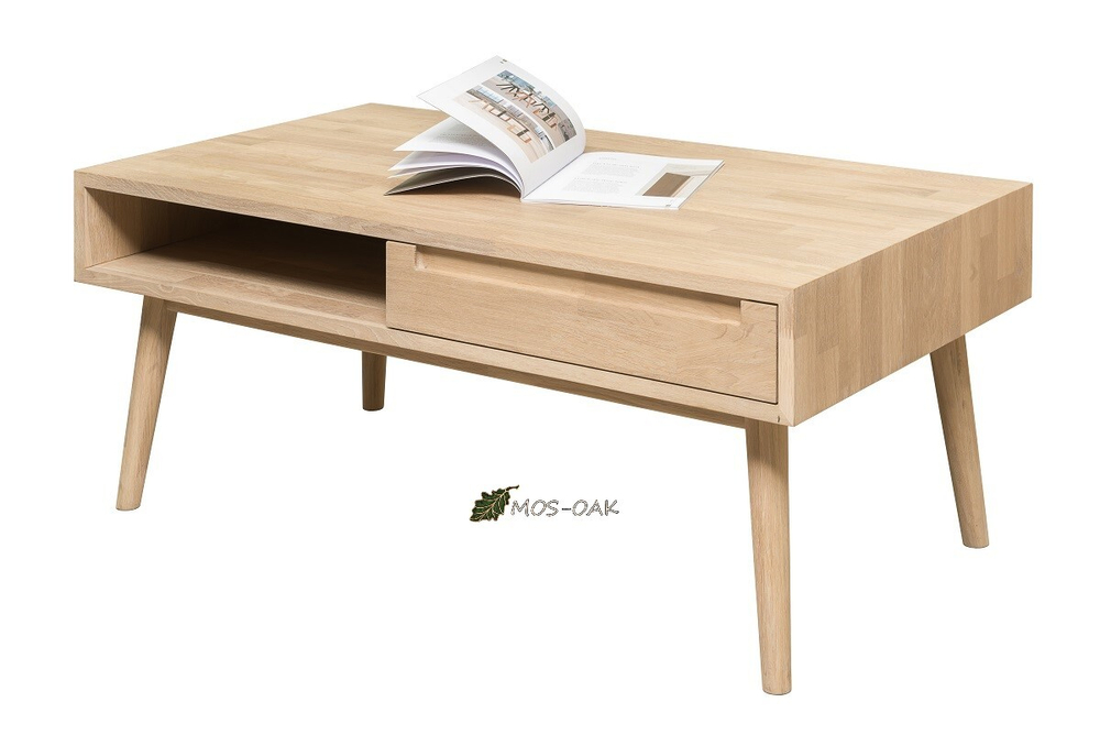 Стол журнальный из массива дуба Nord 8
