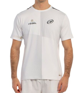 Мужская теннисная футболка Bullpadel Buque T-Shirt - белый