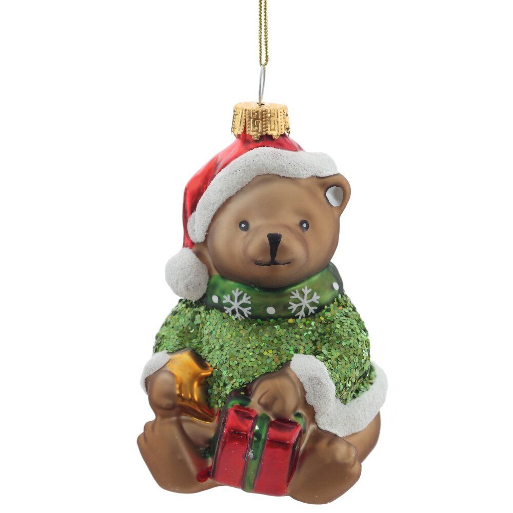 GAEM Украшение новогоднее "Медвежонок", L6,5 W7 H11 см, 2в.