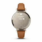 Смарт-часы Garmin Lily 2 Classic Cream Gold with Tan Leather Band, 010-02839-02