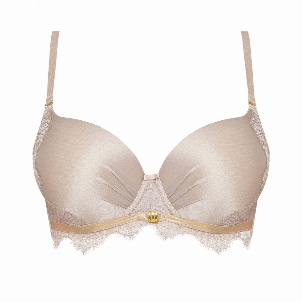 Бюстгальтер пуш-ап Galina (Размер: 75C) (Цвет: кофейный)