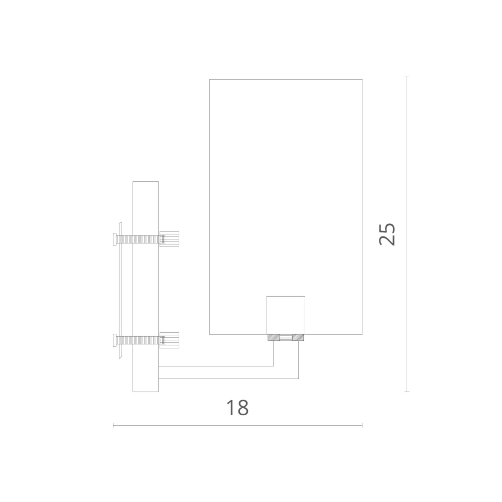 Бра Divinare Porta 5933/01 AP-1