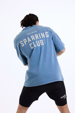 Футболка BOXRAW Sparring Club голубая