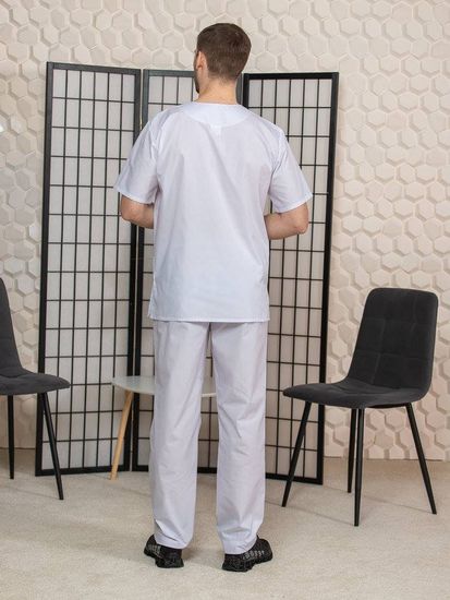 Костюм мужской хирург. М-150 (белый)