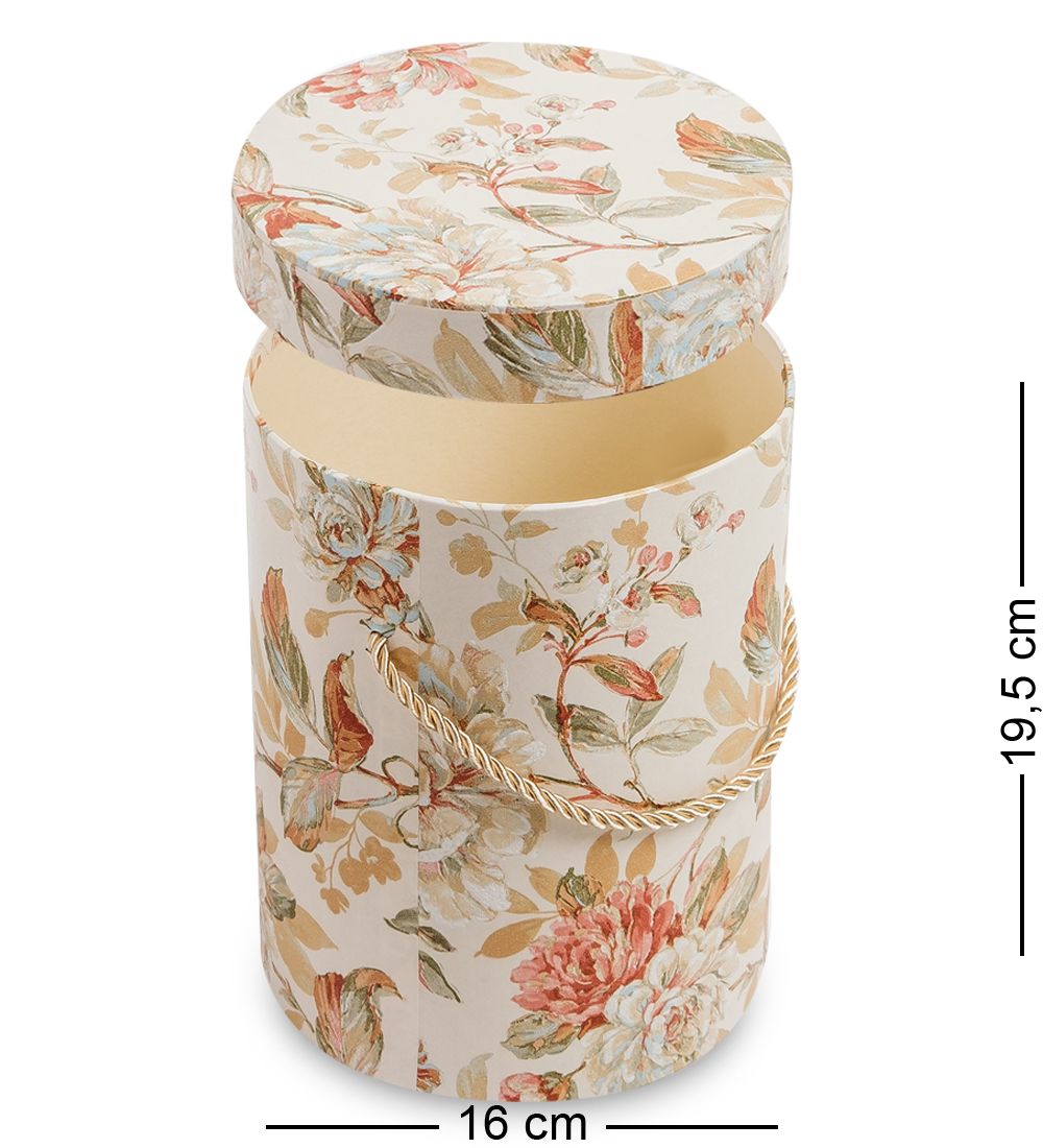 WG-78/2-C Коробка подарочная «Цилиндр» цв.бежевый