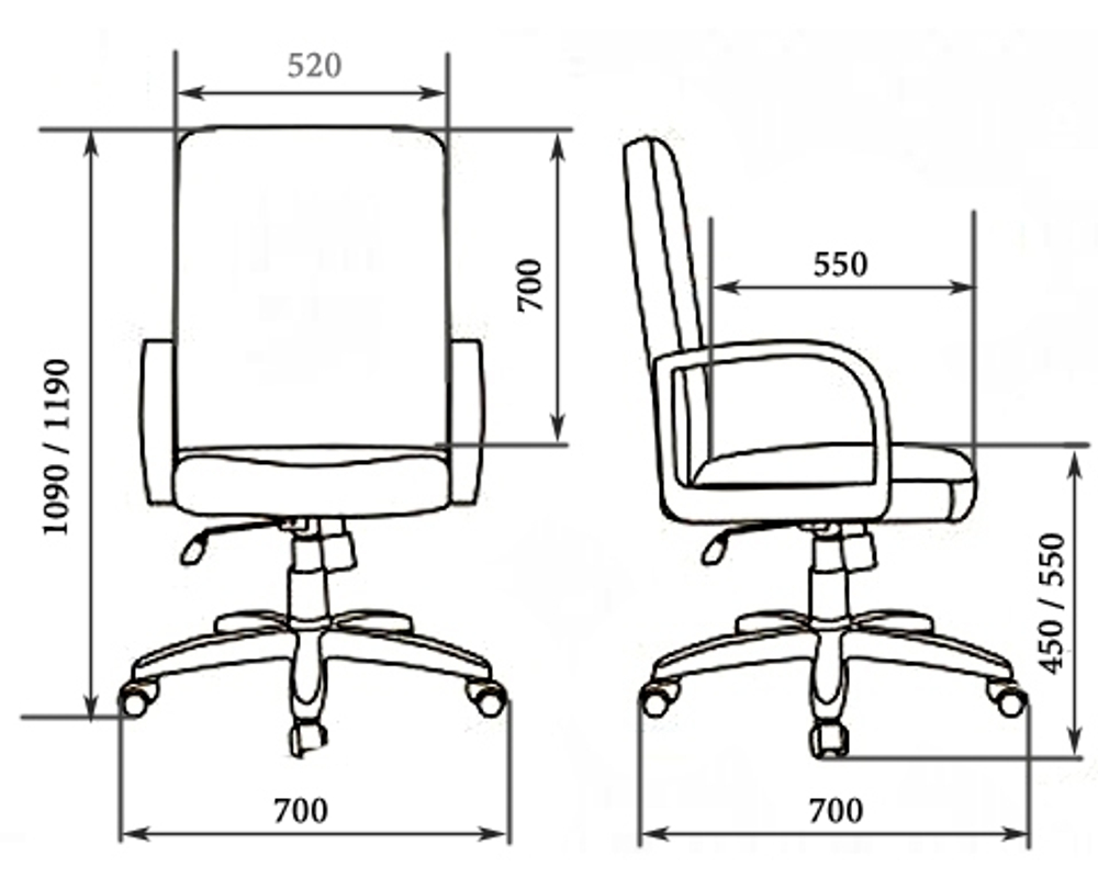 Кресло для руководителя BARBARA A