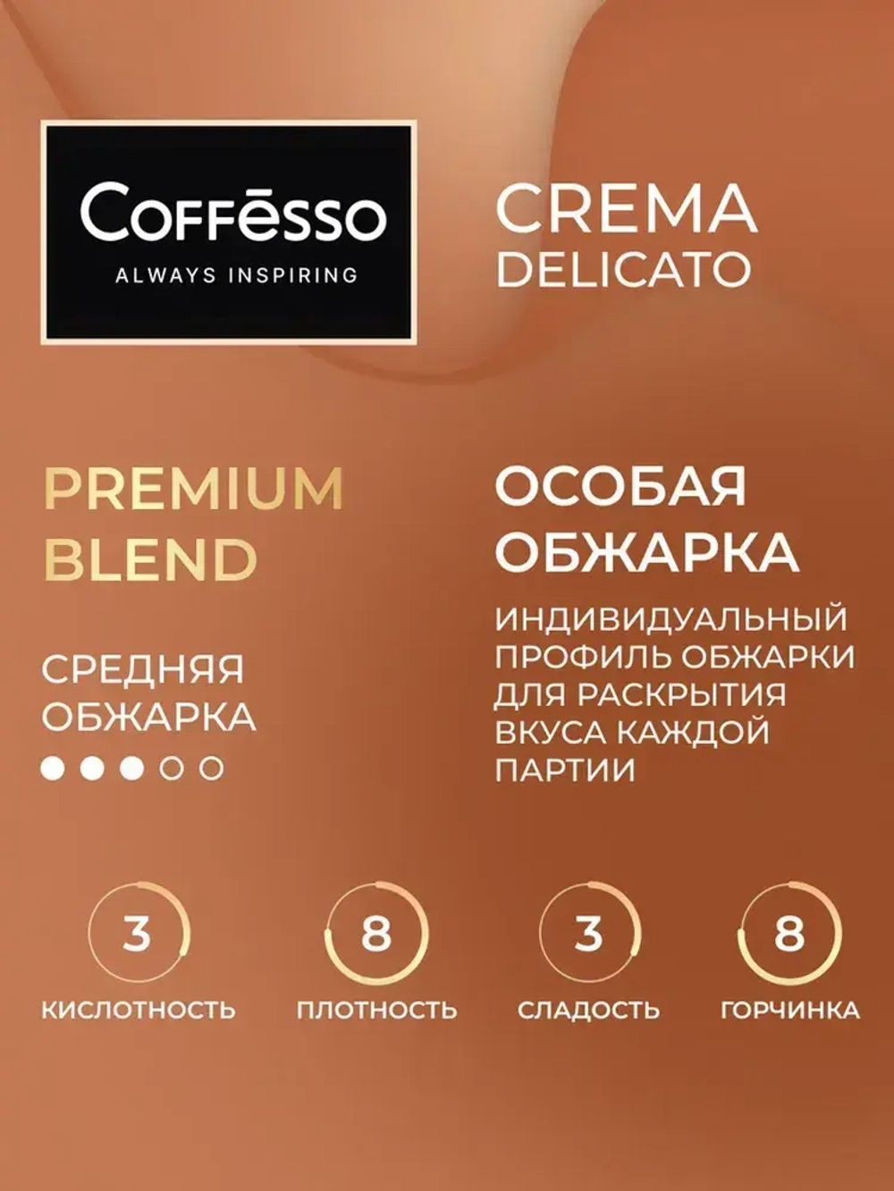 Кофе в дрип-пакетах Coffesso Crema Delicato, 5 шт