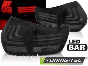Задние фонари led bar smoke black для Lexus RX II 300 350