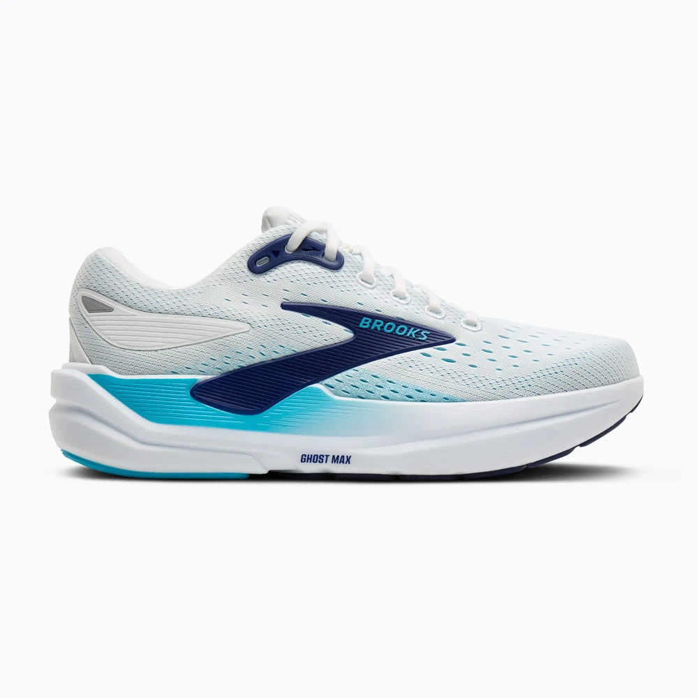 Кроссовки для бега Brooks Ghost Max 3 bright white/beacon blue/teal