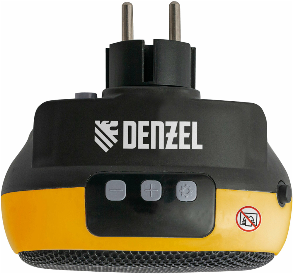 Портативный керамический тепловентилятор Denzel dtfc-700, 3 режима, вентилятор, нагрев 700 вт 96407