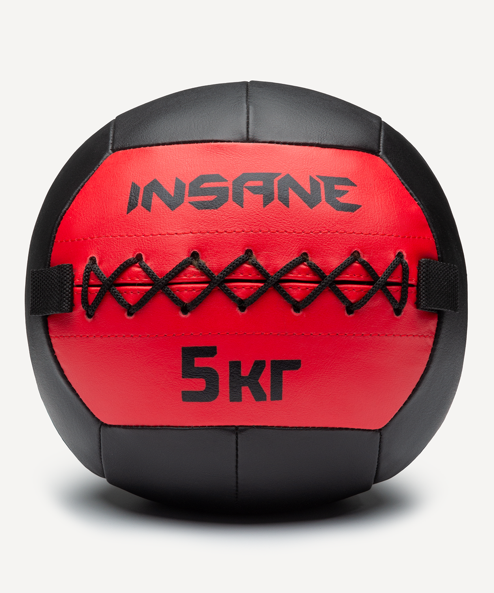 Медбол IN24-WB100, 5 кг, красный
