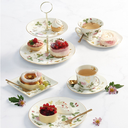 Wedgwood Чашка с блюдцем для кофе Wild Strawberry 160 мл