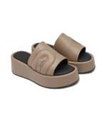 Шлепанцы кожаные furla Furla - серый(YH85FPN BX2895)