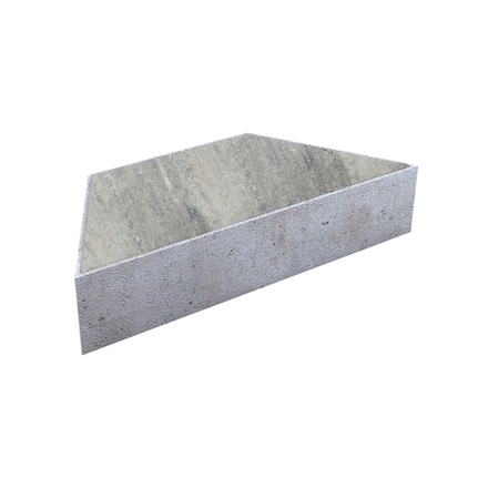 Тротуарная плитка ТРАПЕЦИЯ - Искусственный камень Шунгит