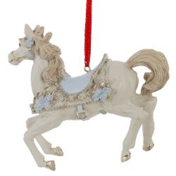 GAEM Фигурка декоративная подвесная "Лошадка", L12 W4,5 H9 см