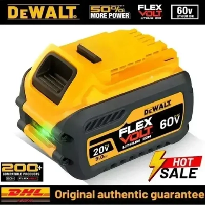 DEWALT DCB612 2024 год FLEXVOLT 20 В/60 В MAX Батарея Литиевая батарея с максимальным временем работы 12,0 Ач