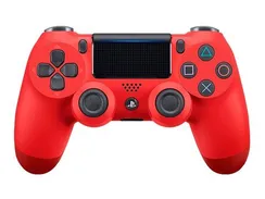 Геймпад Sony DualShock PS4 Оригинал Б/У (Красный, Датчики холла)