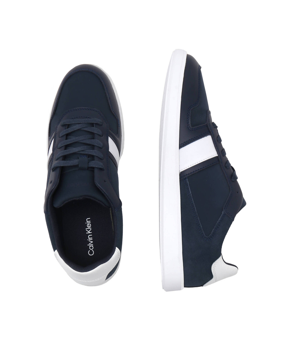 Кожаные кроссовки Calvin Klein - темно-синий(HM0HM00491)