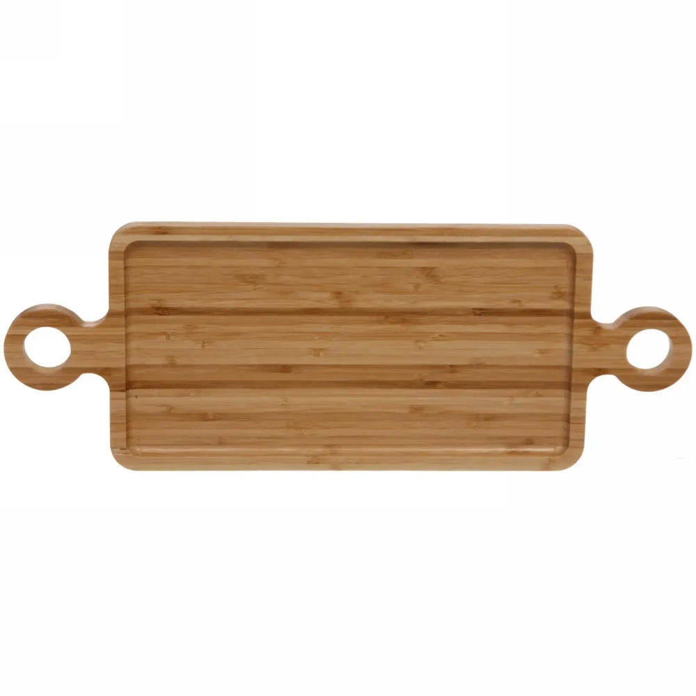 Доска бамбуковая для подачи и сервировки «SHEF» 34*16см