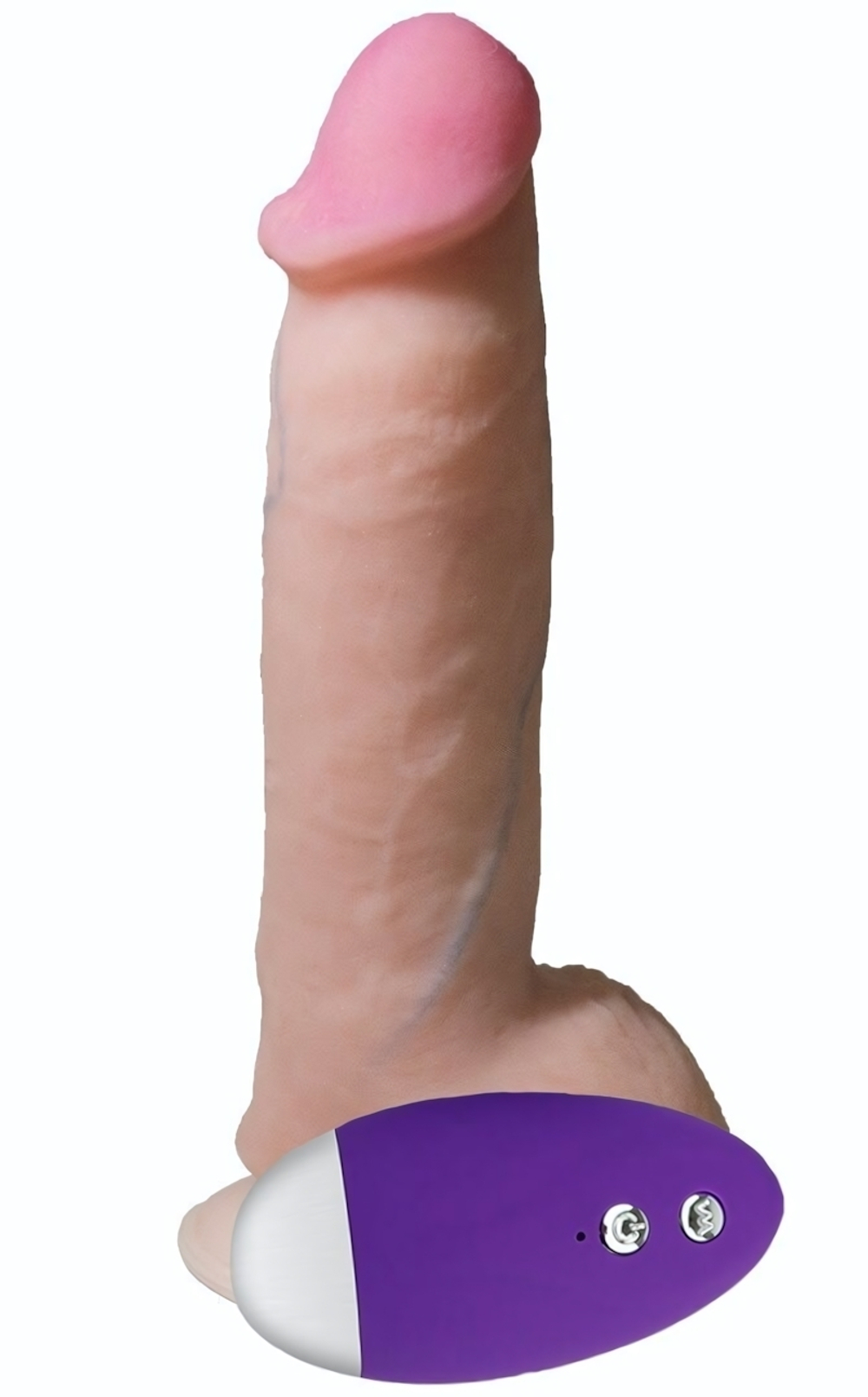 Телесный вибромассажёр-реалистик REAL Next №27 - 20 см. (Цвет: телесный)