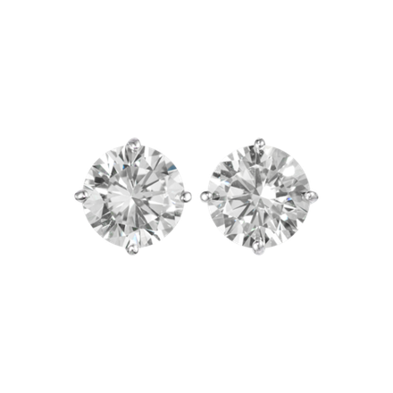 Серьги пусеты White L
