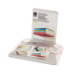 Полка книжная conceal, 18х14x18 см, серебристая