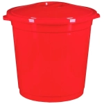 Бак 35л с крышкой (красный) (комплект 10 шт)