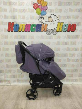Коляска прогулочная Baballo Future 2024 фиолетовая (черная рама)