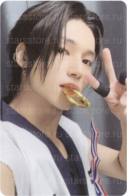 Фотокарта Wooyoung ATEEZ - THE WORLD EP.FIN : WILL (Makestar)