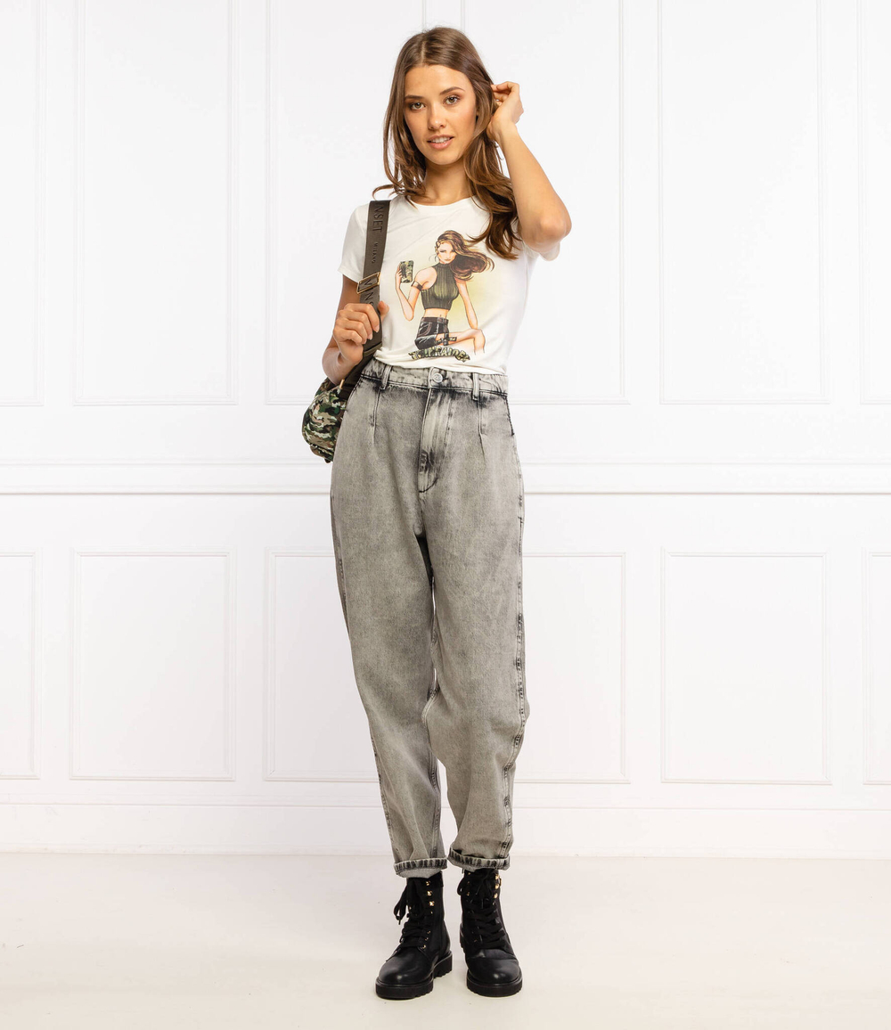 футболка Twinset U&amp;B - кремовый(212LI2DBB)