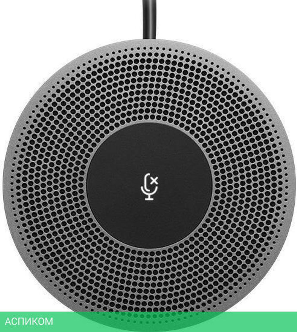 Микрофон Logitech MeetUp черный (989-000405)