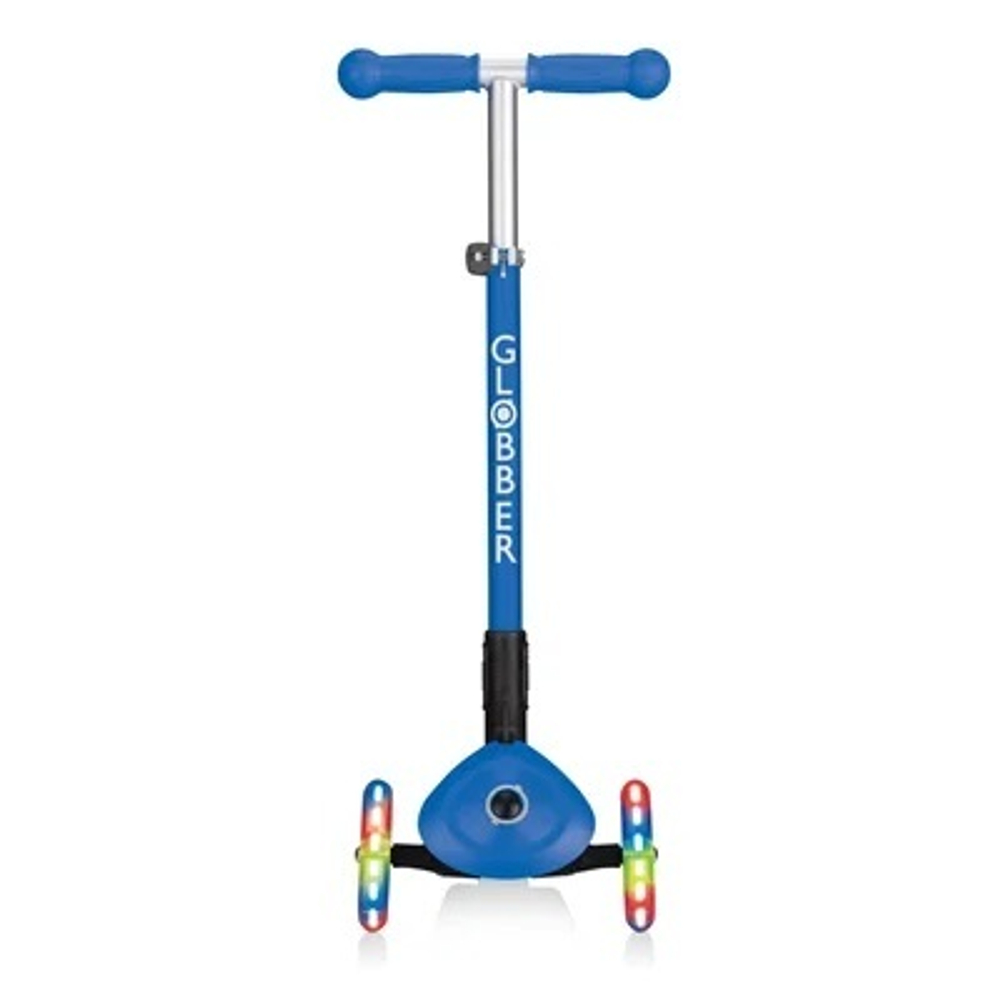 Самокат Globber Primo Foldable Fantasy Lights синий
