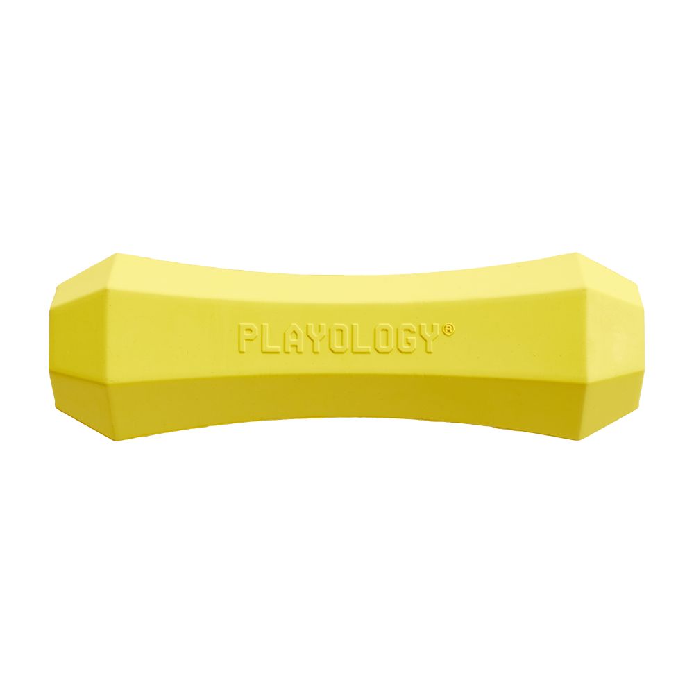 Жевательная палочка Playology SQUEAKY CHEW STICK для собак средних и крупных пород с ароматом курицы, большая, цвет желтый Жевательная палочка Playology SQUEAKY CHEW STICK для собак средних и крупных пород с ароматом курицы, большая, цвет желтый
