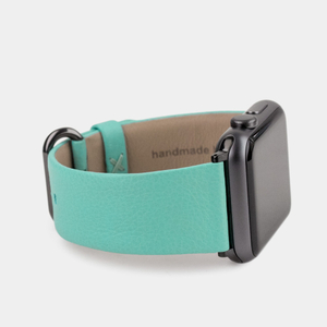 Ремешок для Apple Watch 44/45/46 mm из кожи теленка, цвета тиффани