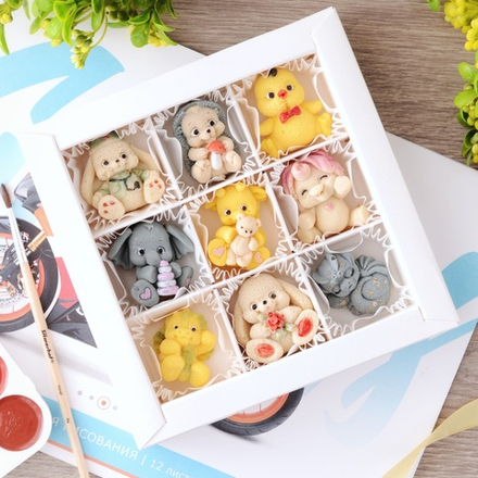 Набор шоколадных фигурок "Детский" #2 / Шоколадные звери