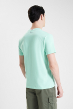 Футболка MC Saint Barth Scrooge only cash мятный