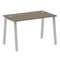 Metal System Стол письменный на А-образном м/к БА.СП-2 Вяз Благородный/Металл Серый 1200*720*750